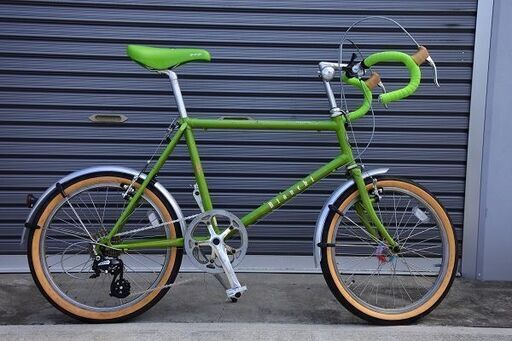 BIANCHI(ビアンキ)ミニベロ　1×7s　タイヤ、サドル、変速機、ブレーキ、各種ワイヤー類他新品交換済み