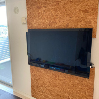 42インチTV、壁掛けセット、ディアウォール