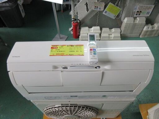 K02164　日立　中古エアコン　主に10畳用　冷2.8kw／暖3.6kw