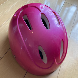 子供用　自転車　ヘルメット　ピンク