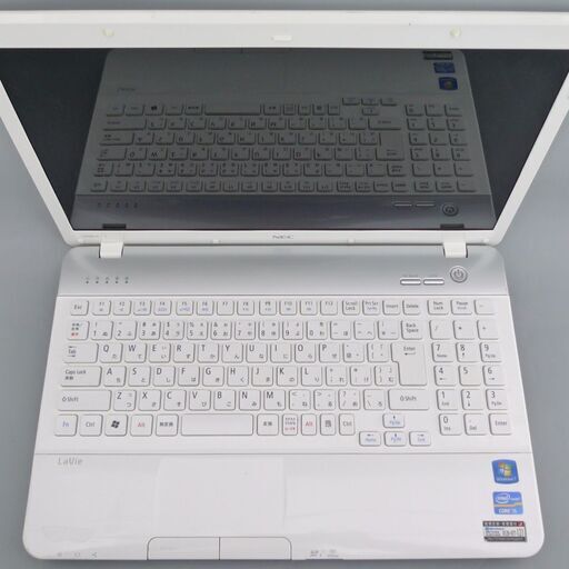 送料無料 ホワイト 新品SSD240GB ノートパソコン 中古良品 15.6型 NEC LS550F21BW 第2世代Core i5 8GB BD-RE 無線 Windows10 LibreOffice