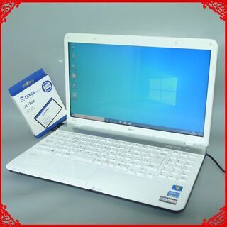 送料無料 ホワイト 新品SSD240GB ノートパソコン 中古良品 15.6型 NEC LS550F21BW 第2世代Core i5 8GB BD-RE 無線 Windows10 LibreOffice 送料無料 ホワイト 新品SSD240GB ノートパソコン 中古良品 15.6型 NEC
