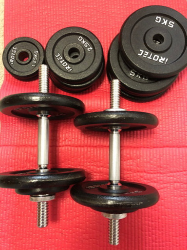 IROTEC ダンベルセット 総量60KG (片手30KG) IROTEC ダンベルセット 総量60KG (片手30KG)
