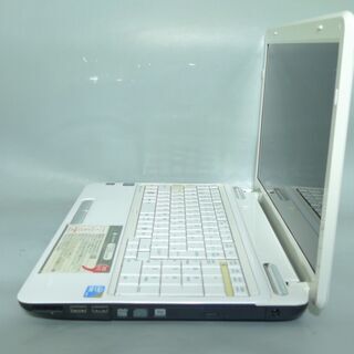 送料無料 ホワイト 1台限定 ノートパソコン 中古動作良品 15.6型 Toshiba T350/36AWS Core i5 4GB 320GB DVDRW 無線 Windows10 LibreOffice 送料無料 ホワイト 1台限定 ノートパソコン 中古動作良品 15.6型