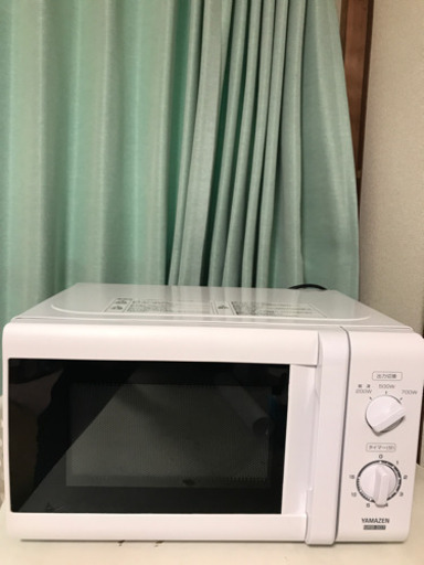 2017年製、YAMAZEN電子レンジです。
