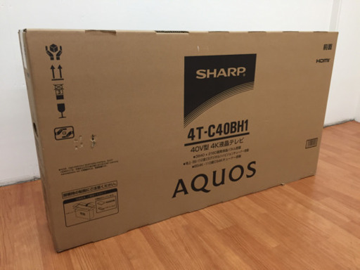 SHARP 4K40V型液晶テレビ AQUOS 4T-C40BH1 C05-02 未使用品