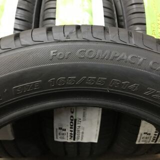 新品 BS ECOPIA NH100C 165/55R14 14インチ 夏タイヤ 4本 2019年製 ルークス フレアワゴン パレット ネイキッド等　(VVT109) クレジットカード QR決済可能