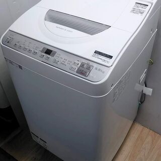 全自動洗濯機　温風乾燥機能付き　2019年製　シャープ　5.5キロ　
