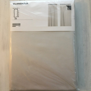 IKEA GLANSNAVA 遮光カーテン143×290センチ2枚入り