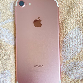 気まぐれ値下げ】iPhone7 Rose Gold 128GB SIMフリー