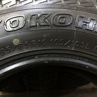 YOKOHAMA GEOLANDAR i/T-S 185/85R16 105/103L LT 16インチ スタッドレス 4本 ジムニー等 (TC318) クレジットカード QR決済可能
