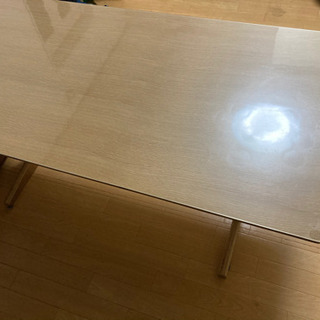 無印良品　オーク材ダイニングテーブル（低め）