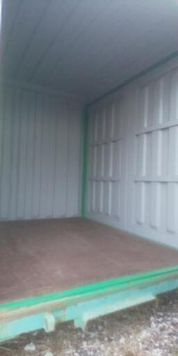 印西市】【鍵穴付き12ftコンテナ】間仕切りあり 長さ約365cm×奥行き