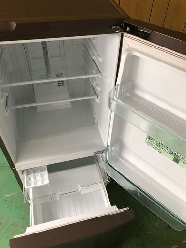 Panasonic ノンフロン冷凍冷蔵庫 138L 2017年製 NR-B149W-T 2ドア ブラウン 茶色