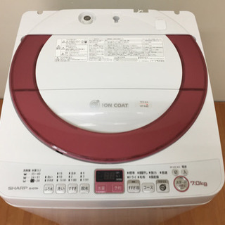 SHARP 全自動洗濯機 7.0kg ES-KS70N C05-10