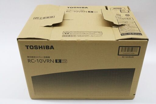 未使用　東芝　5.5合　真空IHジャー炊飯器　ＲＣ－10ＶＲＮ　レッド　1Ｌ　炊飯器