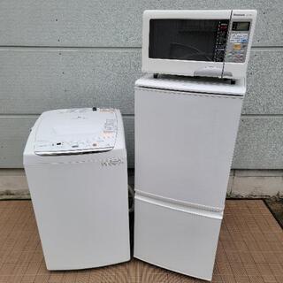 新生活応援！3点セット 冷蔵庫 洗濯機 電子レンジ 2012年製...