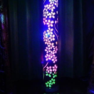 竹灯り 彩シリーズ 〜桜柱〜 竹灯籠 孟宗竹