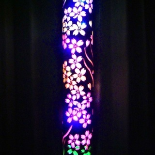竹灯り 彩シリーズ 〜桜柱〜 竹灯籠 孟宗竹