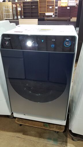 【管理IS029126-105】 SHARP シャープ 2020年製 ES-W112-SR ドラム式洗濯機 洗濯11.0kg/乾燥6.0kg 右開き