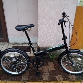 美品☆[SAIMOTO]HOOH(ホウオウ)20吋 折り畳み自転車 外装6段/ブラック