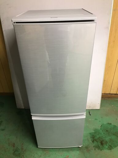 シャープ SHARP ノンフロン冷凍冷蔵庫 167L 2017年製 SJ-D17C-S 2ドア シルバー