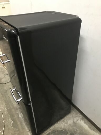 人気色ブラック エディオン ノンフロン冷凍冷蔵庫 149L 2019年製 ANG-RE151-A1