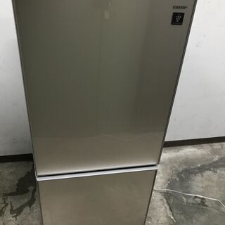 美品]ガラストップ SHARP シャープ ノンフロン冷凍冷蔵庫 137L 2017年