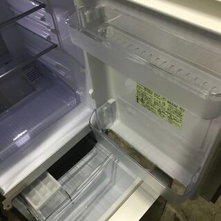 [美品]ガラストップ SHARP シャープ ノンフロン冷凍冷蔵庫 137L 2017年製 SJ-GD14C-C プラズマクラスター