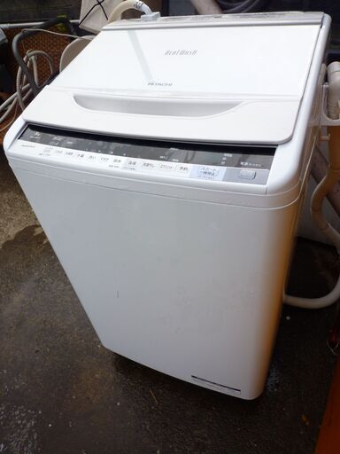 （閲覧有難うございましたお渡し者様が決定しましたので終了させて頂きます）日立 全自動洗濯機 ビートウォッシュ 8kg ホワイト BW-V80A W（８K）中古動作確認済み