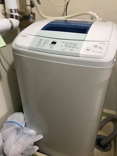 洗濯機ハイアール HAIER JW-K50H-K ５ｋｇ　2015年製
