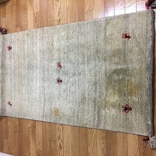 中古　ギャベ　イラン製　ラグ　ペルシャ絨毯