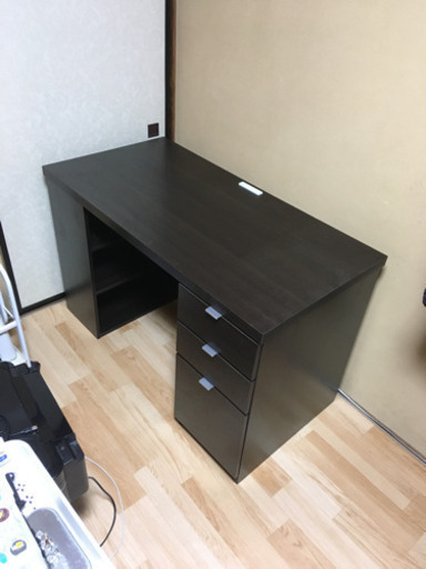 ニトリ デスク 茶