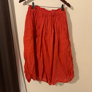 【ネット決済】スカート　赤　洋服　服