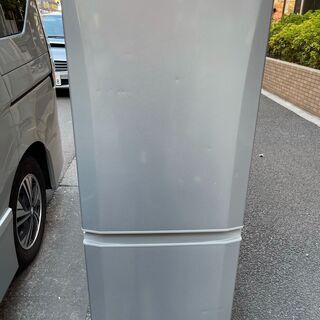 都内近郊無料で配送、設置いたします 2015年製　三菱　冷蔵庫　MR-P15Z-S　MT04 都内近郊無料で配送、設置いたします 2015年製 三菱 冷蔵庫 MR-P15Z-S