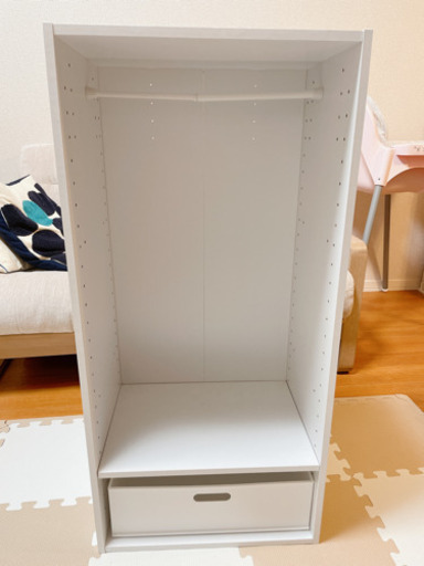 ベビー収納 ベビークローゼット カラーボックス 白 リメイク Mii 近鉄八尾の家具の中古あげます 譲ります ジモティーで不用品の処分