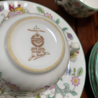 【値下げ】40000→30000 MINTON 食器セット ハンドホール カップ  花柄 ミントン