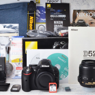 美品●入門機●付属品ほぼ完備●簡単自撮り●Wi-Fi転送●ニコン D5200 1ヶ月動作補償あり！