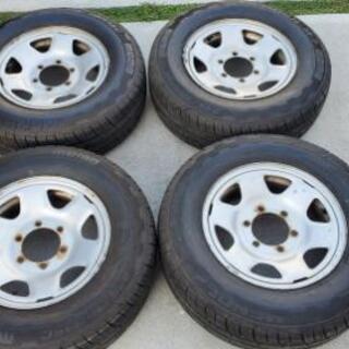 215/70/15C　サマータイヤ・ホイールセット　2020年01週　低走行1000キロ未満　