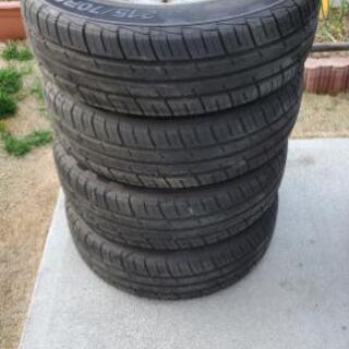 215/70/15C　サマータイヤ・ホイールセット　2020年01週　低走行1000キロ未満　