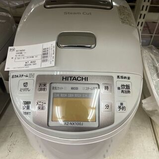 ヒタチ　IH炊飯ジャー　RZ-NX100J　5.5合炊き　201...