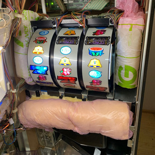 新鬼武者　初代5号機　蒼鬼パネル　コイン不要機付