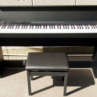 S】18年製 KORG コルグ 電子ピアノ LP-380-BK 88鍵 ブラック 椅子付属