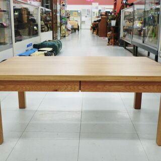 無印良品 ローテーブル 無垢材 引出し収納付き 幅90×奥60×高35cm