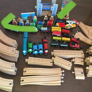 【本日限り】木製トーマス　列車セット＋おまけ