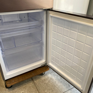 値下げ! SHARP 2017 スリム プラズマクラスター 271L スリム ブラウン 冷蔵庫 sj-pd27c-t