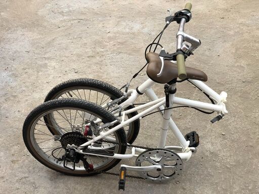 CITROËN 折りたたみ自転車 ホワイト CITROEN ミニベロ6段ギア折りたたみ自転車【オンライン引換券】｜景品