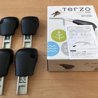 【売ります】TERZO EF103A  エアロバー ルーフレールタイプ フットセット 中古