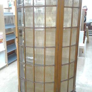 送料込】アンティークの収納棚高さ89cm
