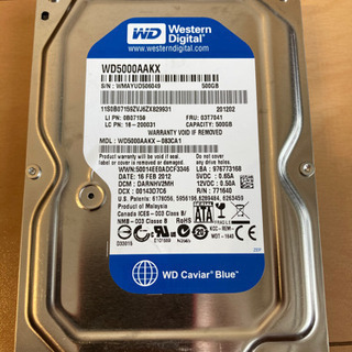 3.5インチ 500GB HDD SATA 内蔵ハードディスク　...